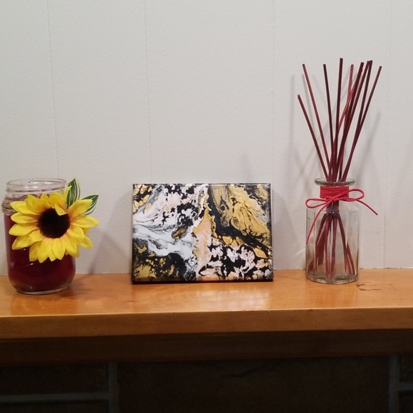 5"x7" Handmade paint pour - Picture 5 of 6